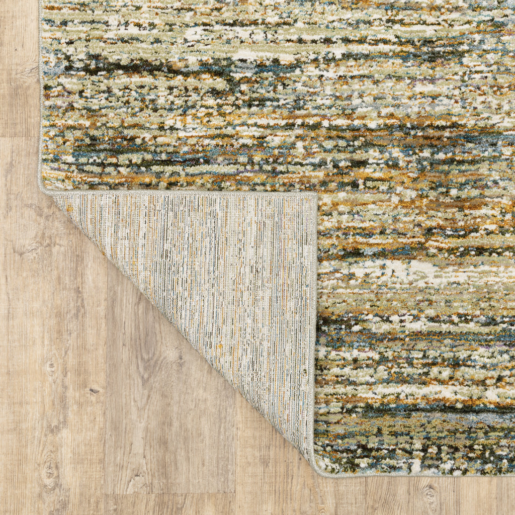 Oriental Weavers Atlas 8037J Multicolor Rectangle Indoor Area Rug - Cozy Stain Resistant Machine Woven Rug