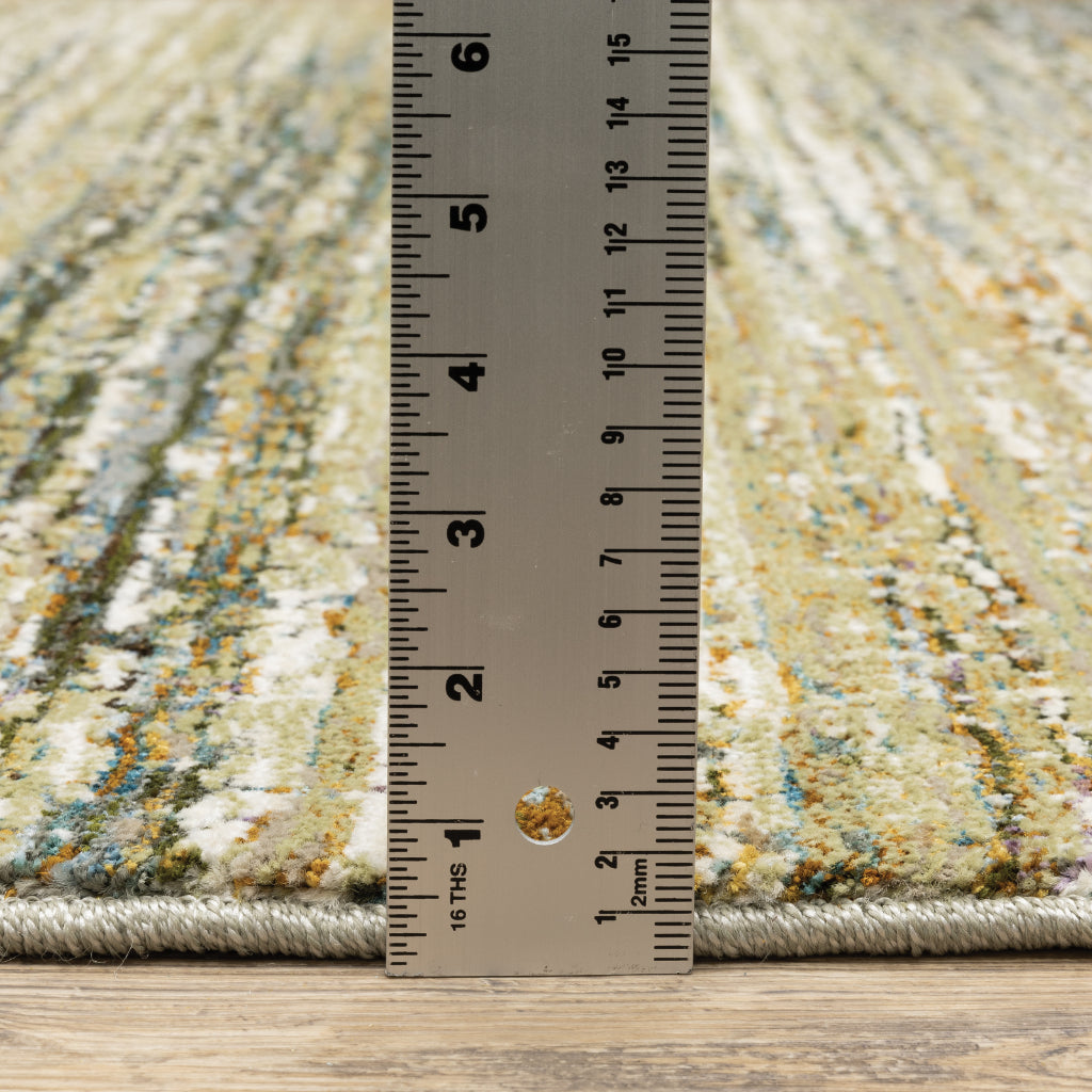 Oriental Weavers Atlas 8037J Multicolor Rectangle Indoor Area Rug - Cozy Stain Resistant Machine Woven Rug