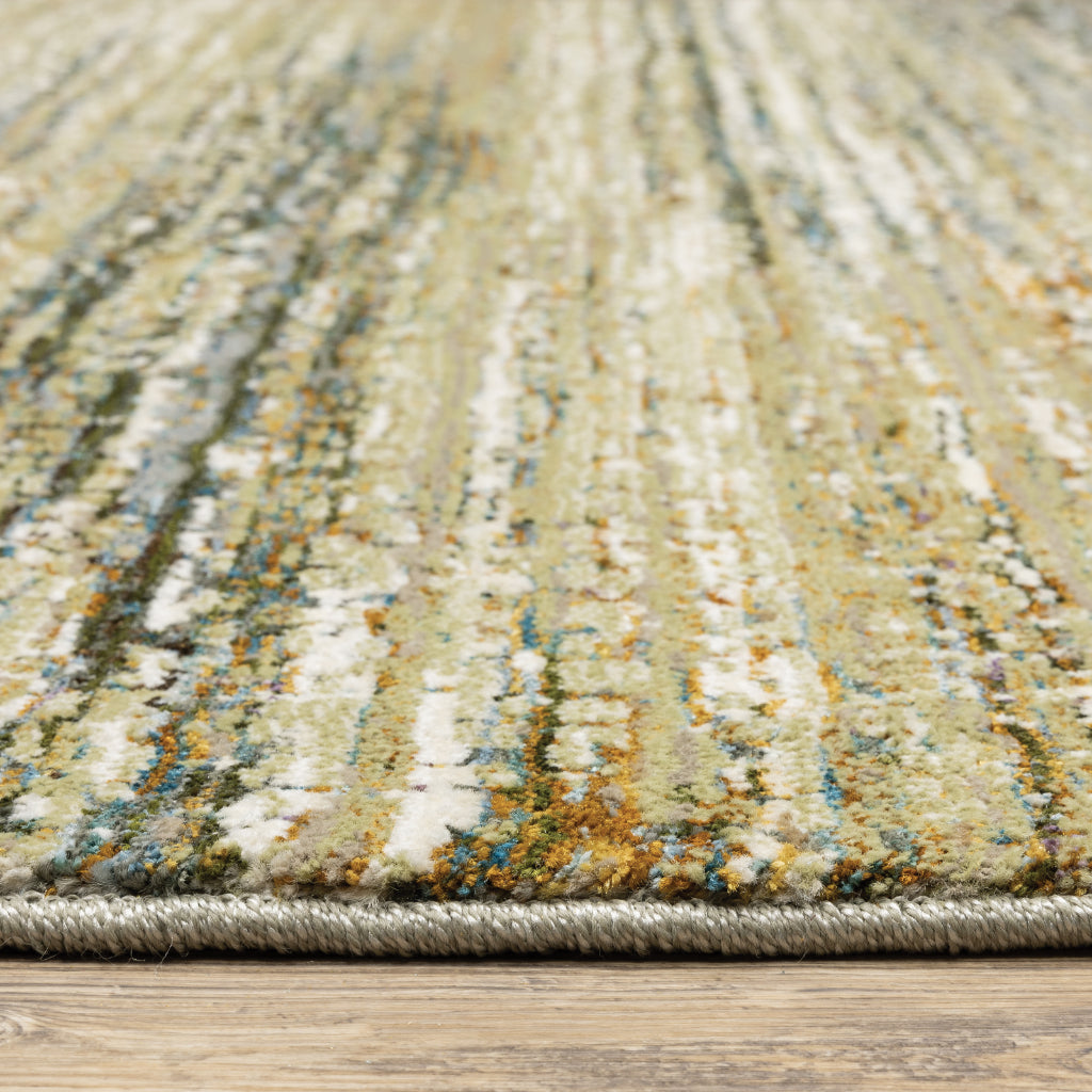Oriental Weavers Atlas 8037J Multicolor Rectangle Indoor Area Rug - Cozy Stain Resistant Machine Woven Rug