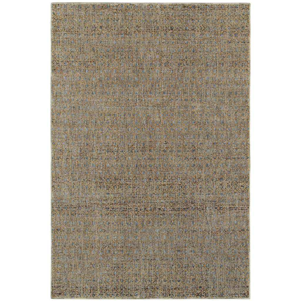 Oriental Weavers Atlas 8048B Multicolor Rectangle Indoor Area Rug - Cozy Stain Resistant Machine Woven Rug-