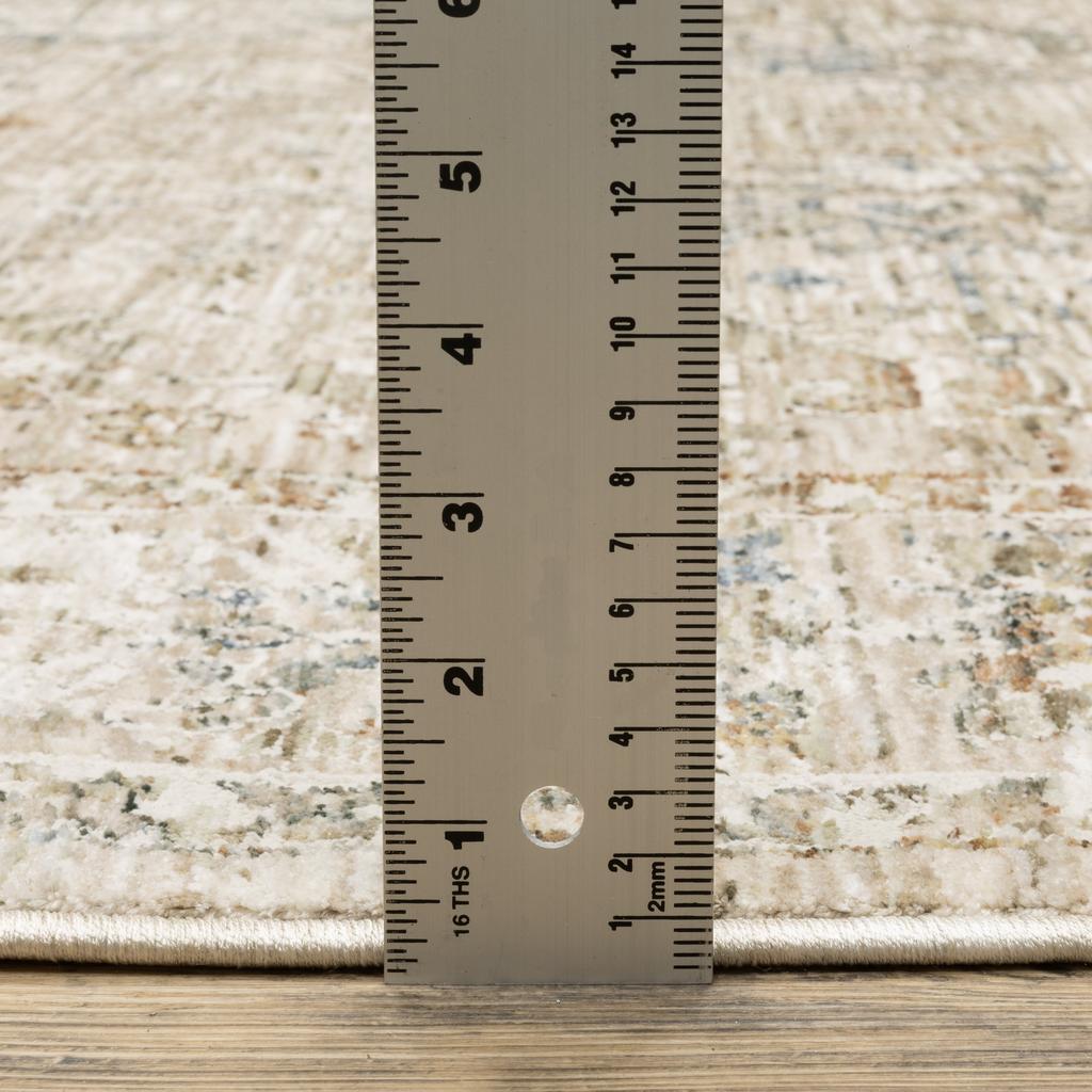 Oriental Weavers Avalon AVA02 Beige Rectangle Indoor Area Rug Oriental Pattern-