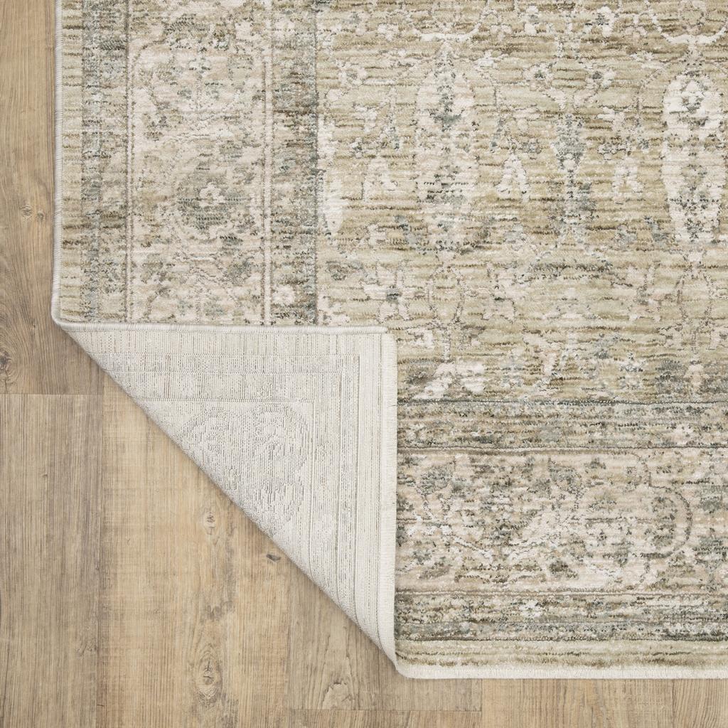 Oriental Weavers Avalon AVA03 Beige Rectangle Indoor Runner Oriental Pattern-
