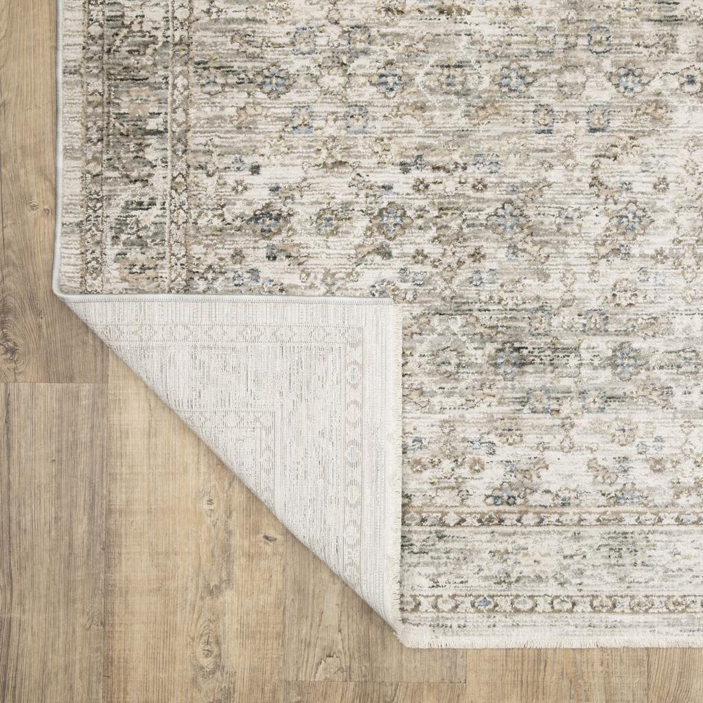 Oriental Weavers Avalon AVA04 Grey Rectangle Indoor Runner Oriental Pattern-