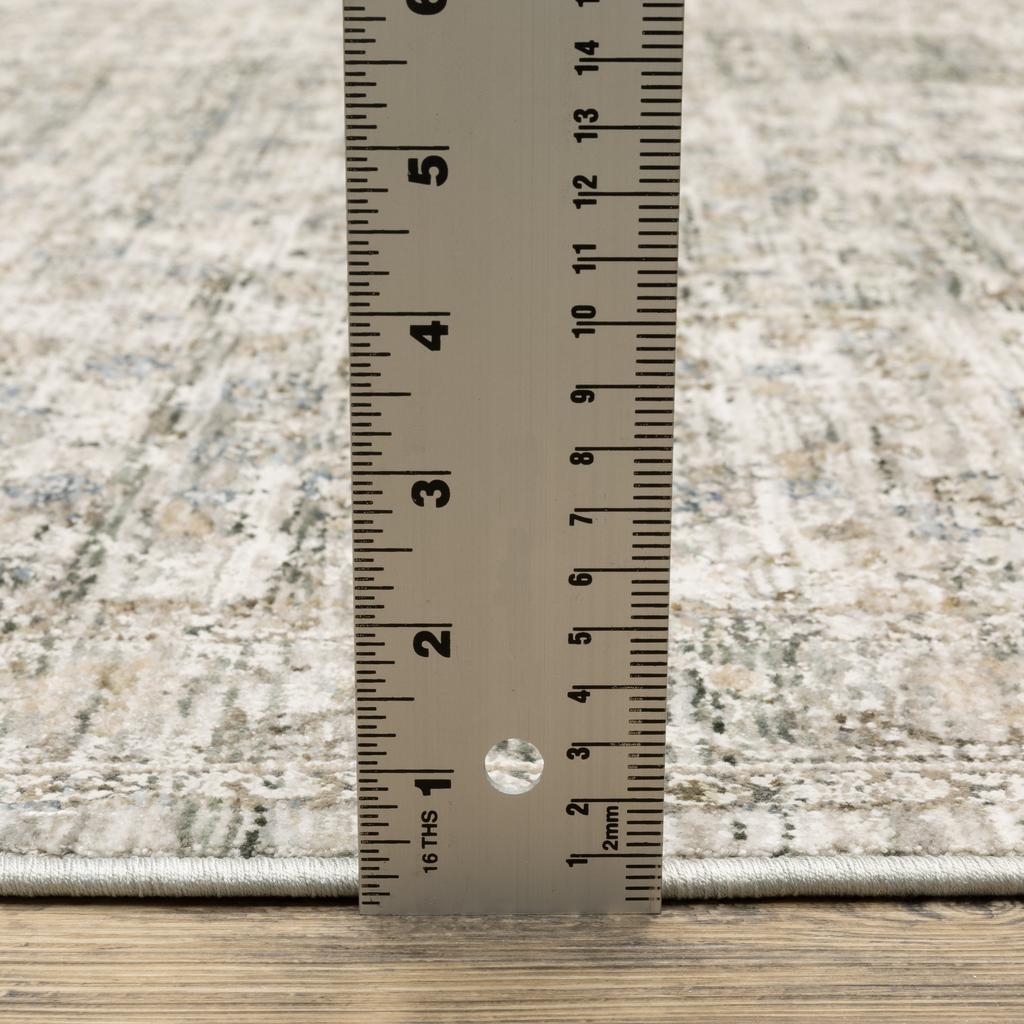 Oriental Weavers Avalon AVA04 Grey Rectangle Indoor Area Rug Oriental Pattern-