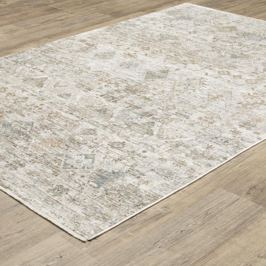 Oriental Weavers Avalon AVA05 Beige Rectangle Indoor Area Rug Oriental Pattern-