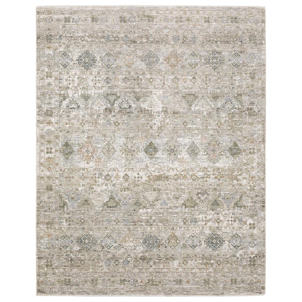 Oriental Weavers Avalon AVA05 Beige Rectangle Indoor Area Rug Oriental Pattern-