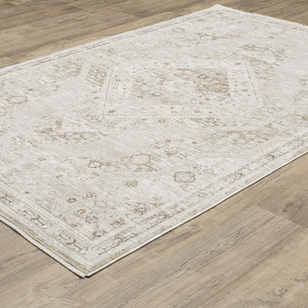 Oriental Weavers Avalon AVA06 Beige Rectangle Indoor Area Rug Oriental Pattern-