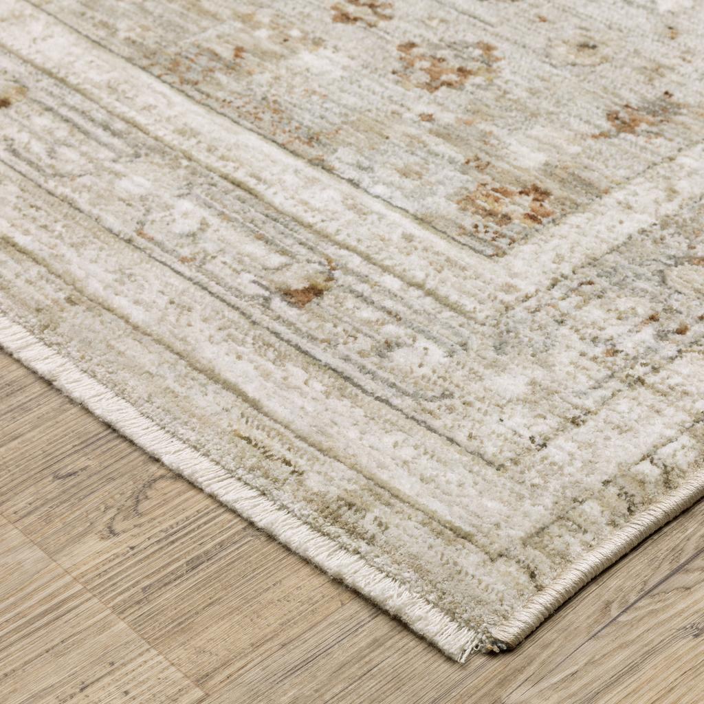 Oriental Weavers Avalon AVA06 Beige Rectangle Indoor Runner Oriental Pattern-