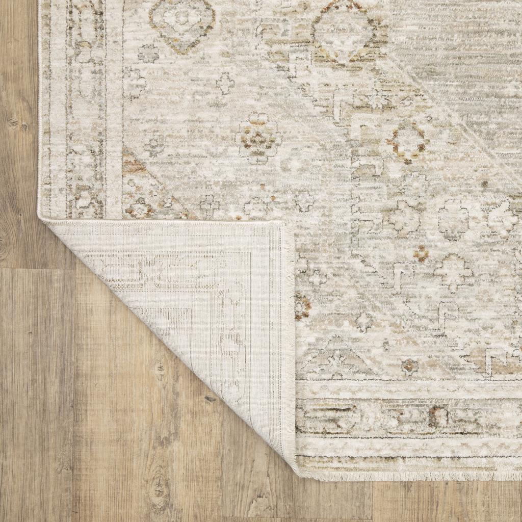 Oriental Weavers Avalon AVA06 Beige Rectangle Indoor Runner Oriental Pattern-