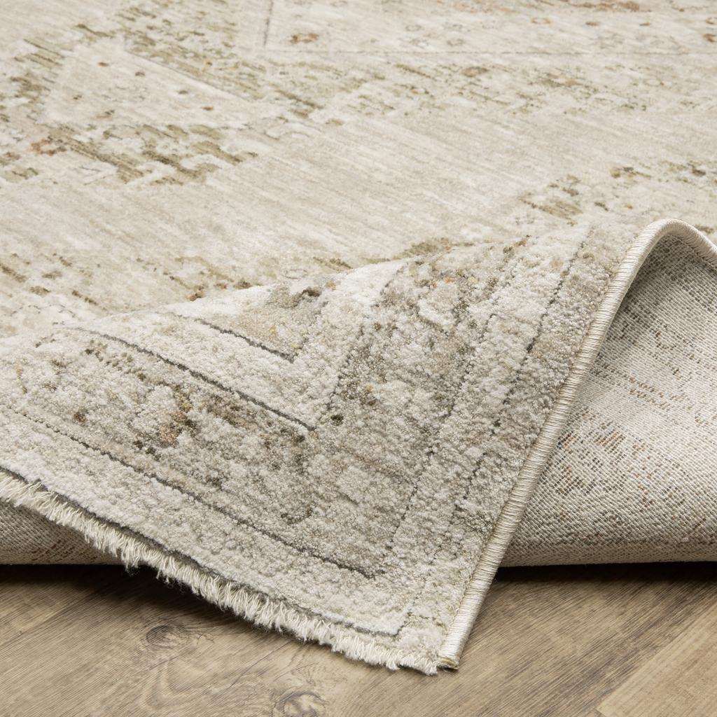 Oriental Weavers Avalon AVA06 Beige Rectangle Indoor Runner Oriental Pattern-