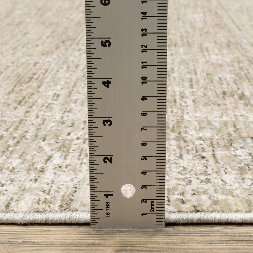 Oriental Weavers Avalon AVA07 Beige Rectangle Indoor Area Rug Oriental Pattern-