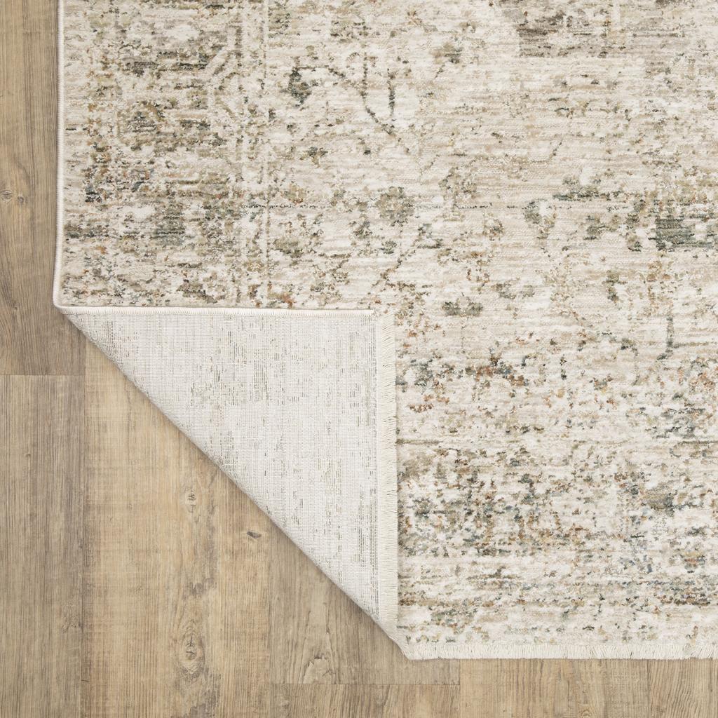 Oriental Weavers Avalon AVA08 Beige Rectangle Indoor Area Rug Oriental Pattern-