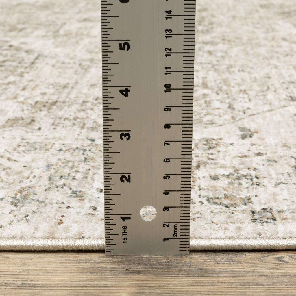 Oriental Weavers Avalon AVA08 Beige Rectangle Indoor Runner Oriental Pattern-