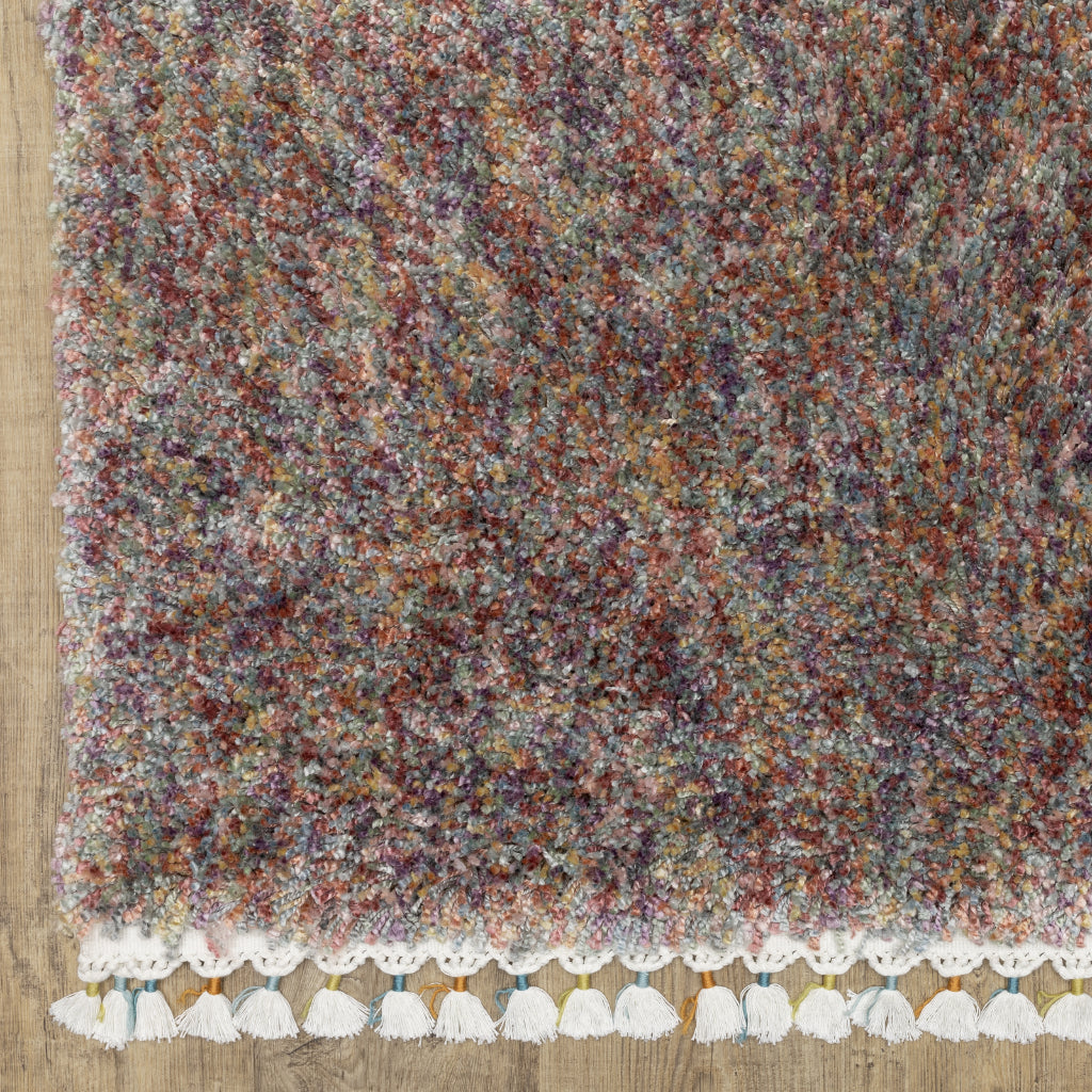 Oriental Weavers Axis AX01A Multicolor Rectangle Plush Indoor Runner - Trendy Stain Resistant Modern Rug-