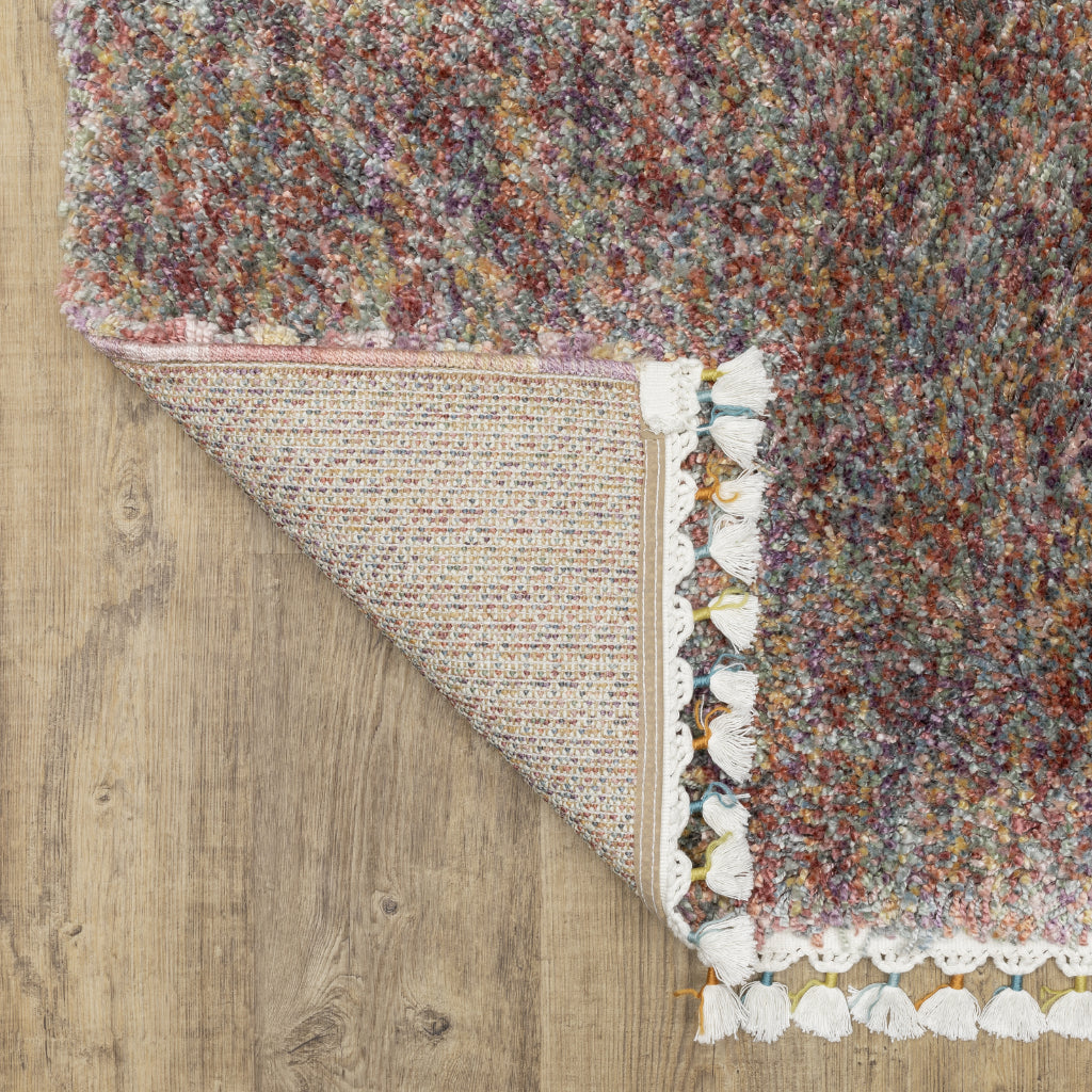 Oriental Weavers Axis AX01A Multicolor Rectangle Plush Indoor Runner - Trendy Stain Resistant Modern Rug-