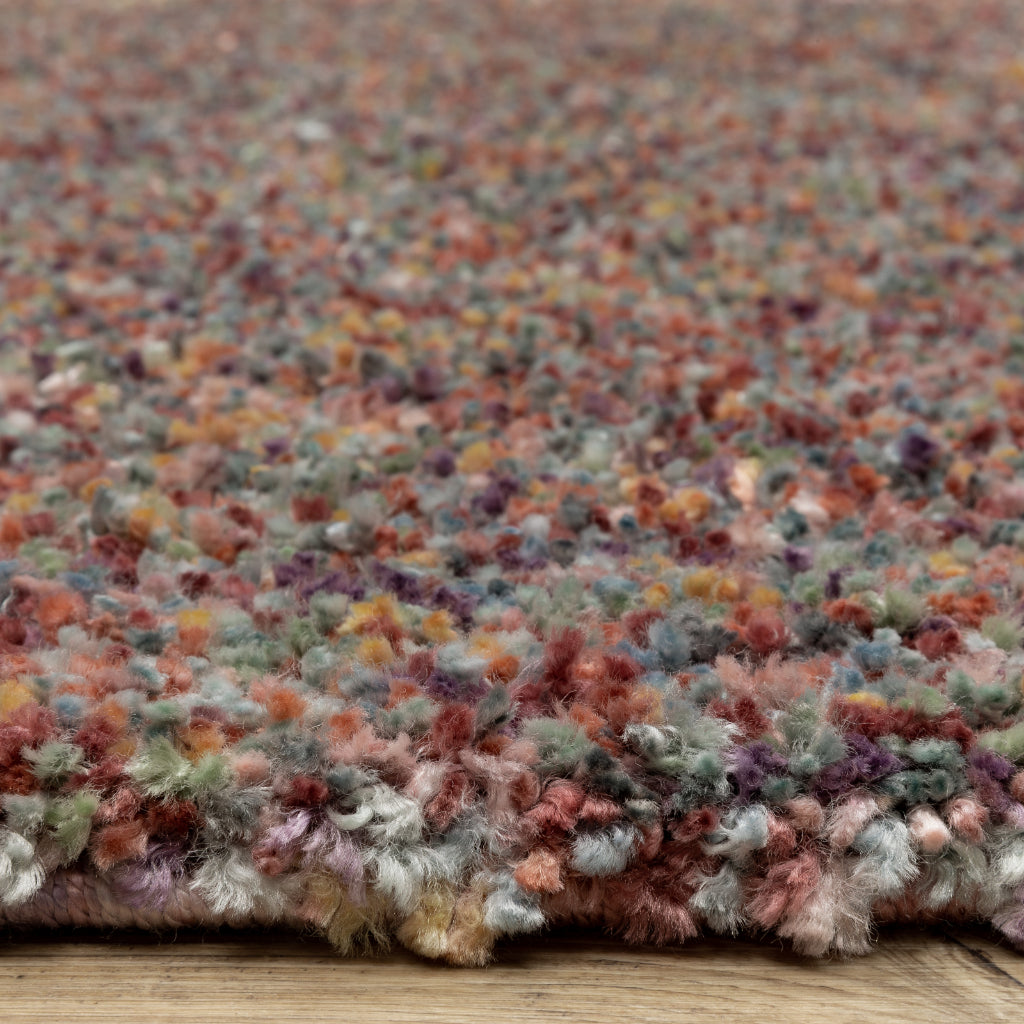 Oriental Weavers Axis AX01A Multicolor Rectangle Plush Indoor Runner - Trendy Stain Resistant Modern Rug-