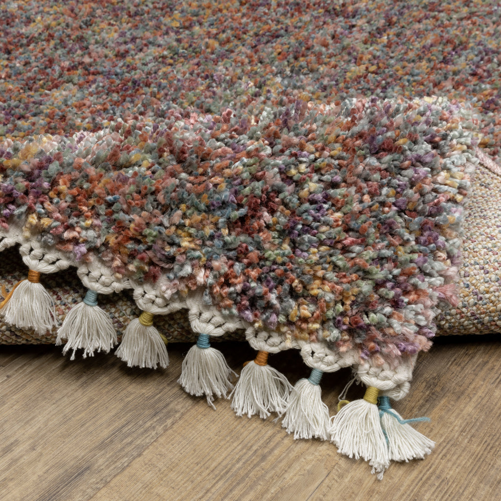 Oriental Weavers Axis AX01A Multicolor Rectangle Plush Indoor Runner - Trendy Stain Resistant Modern Rug-