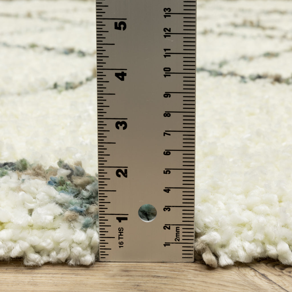 Oriental Weavers Axis AX03A Multicolor Rectangle Plush Indoor Area Rug - Trendy Stain Resistant Geometric Rug-