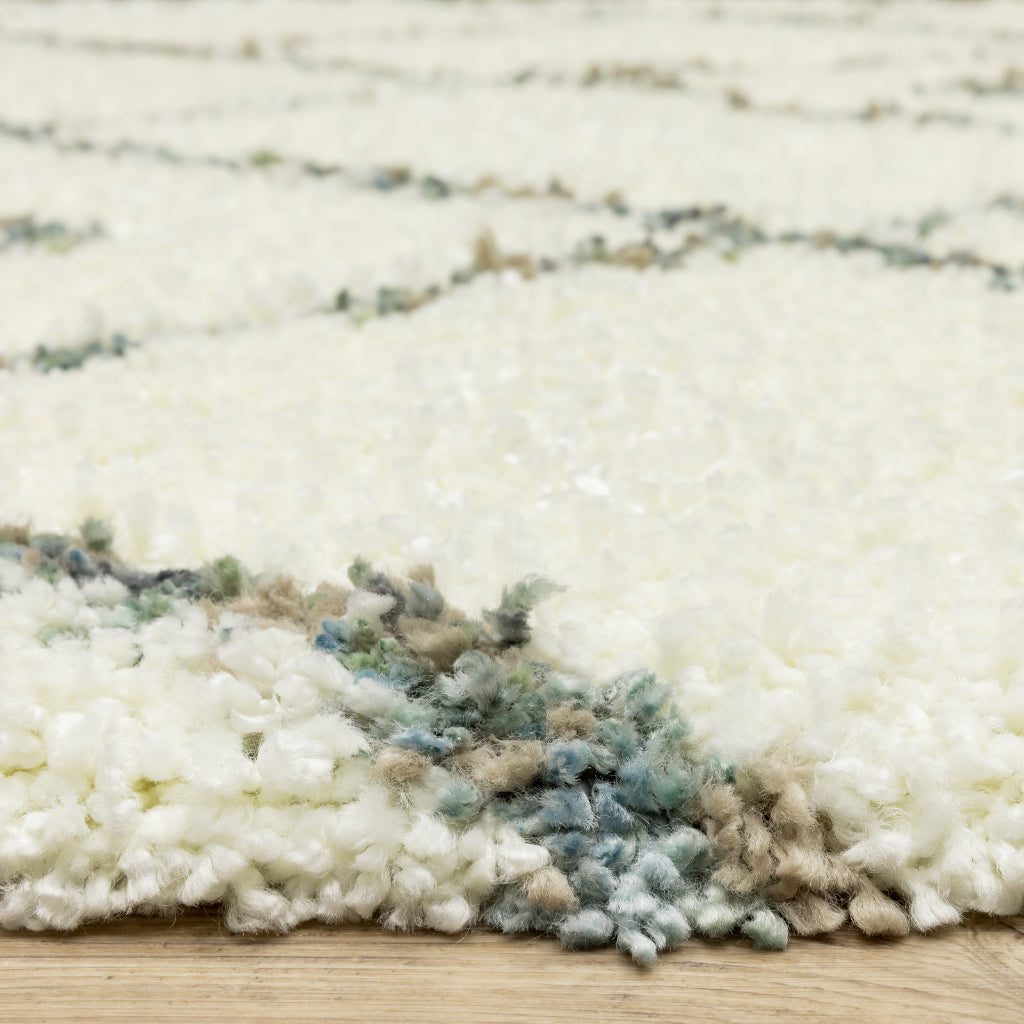 Oriental Weavers Axis AX03A Multicolor Rectangle Plush Indoor Area Rug - Trendy Stain Resistant Geometric Rug-