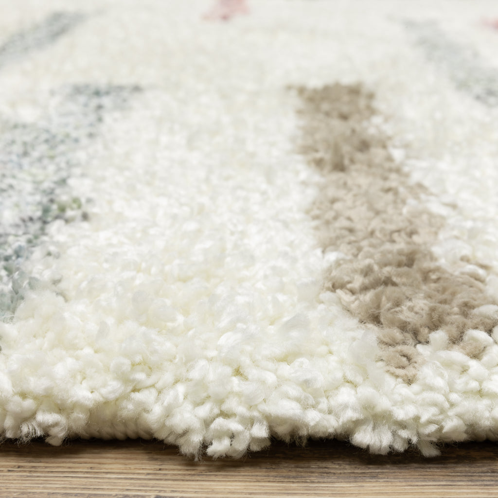 Oriental Weavers Axis AX04A Multicolor Rectangle Plush Indoor Runner - Trendy Stain Resistant Geometric Rug-