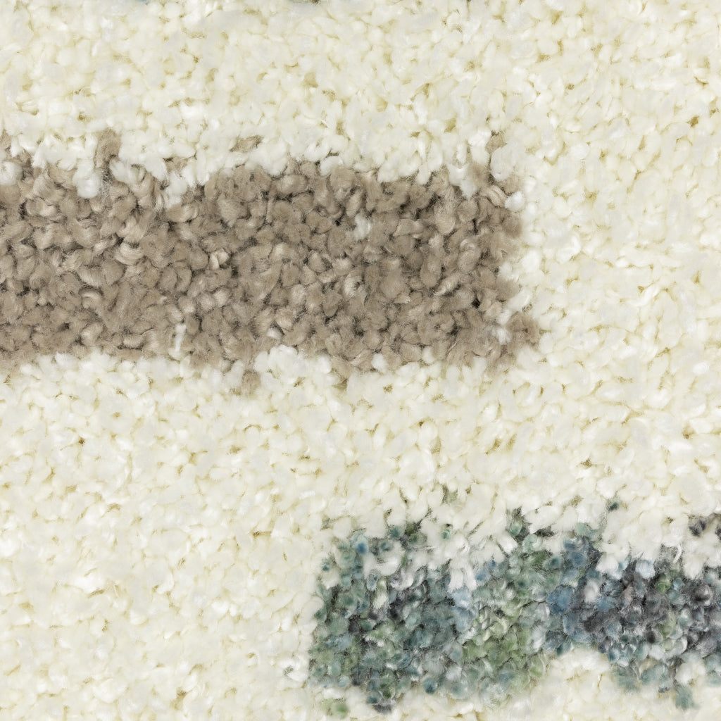 Oriental Weavers Axis AX04A Multicolor Rectangle Plush Indoor Runner - Trendy Stain Resistant Geometric Rug-