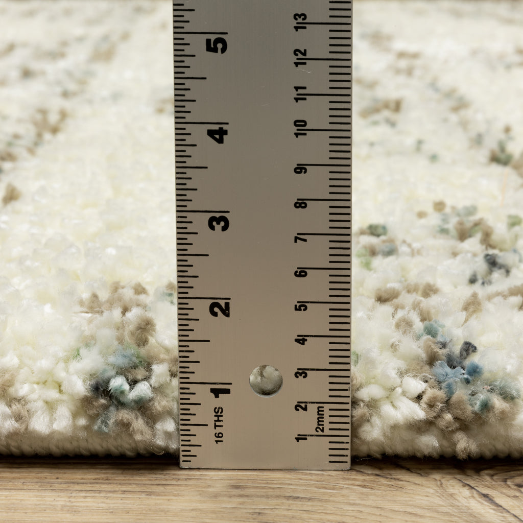 Oriental Weavers Axis AX05A Multicolor Rectangle Plush Indoor Area Rug - Trendy Stain Resistant Geometric Rug-