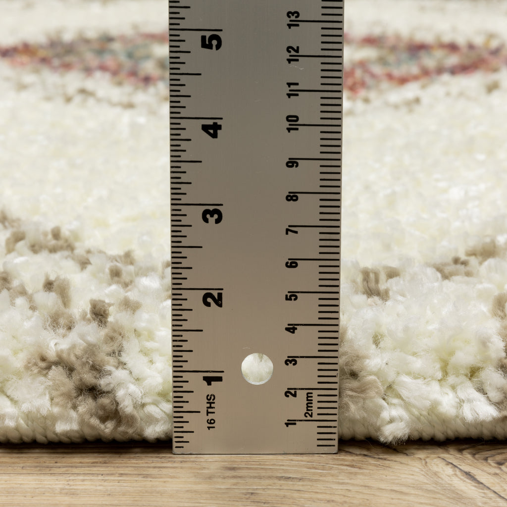 Oriental Weavers Axis AX07A Multicolor Rectangle Plush Indoor Runner - Trendy Stain Resistant Tribal Style Rug-