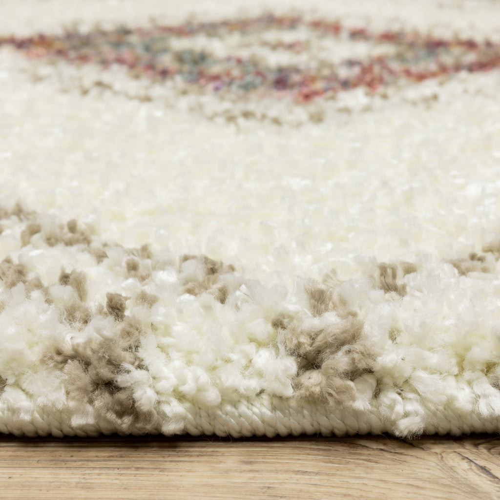 Oriental Weavers Axis AX07A Multicolor Rectangle Plush Indoor Runner - Trendy Stain Resistant Tribal Style Rug-