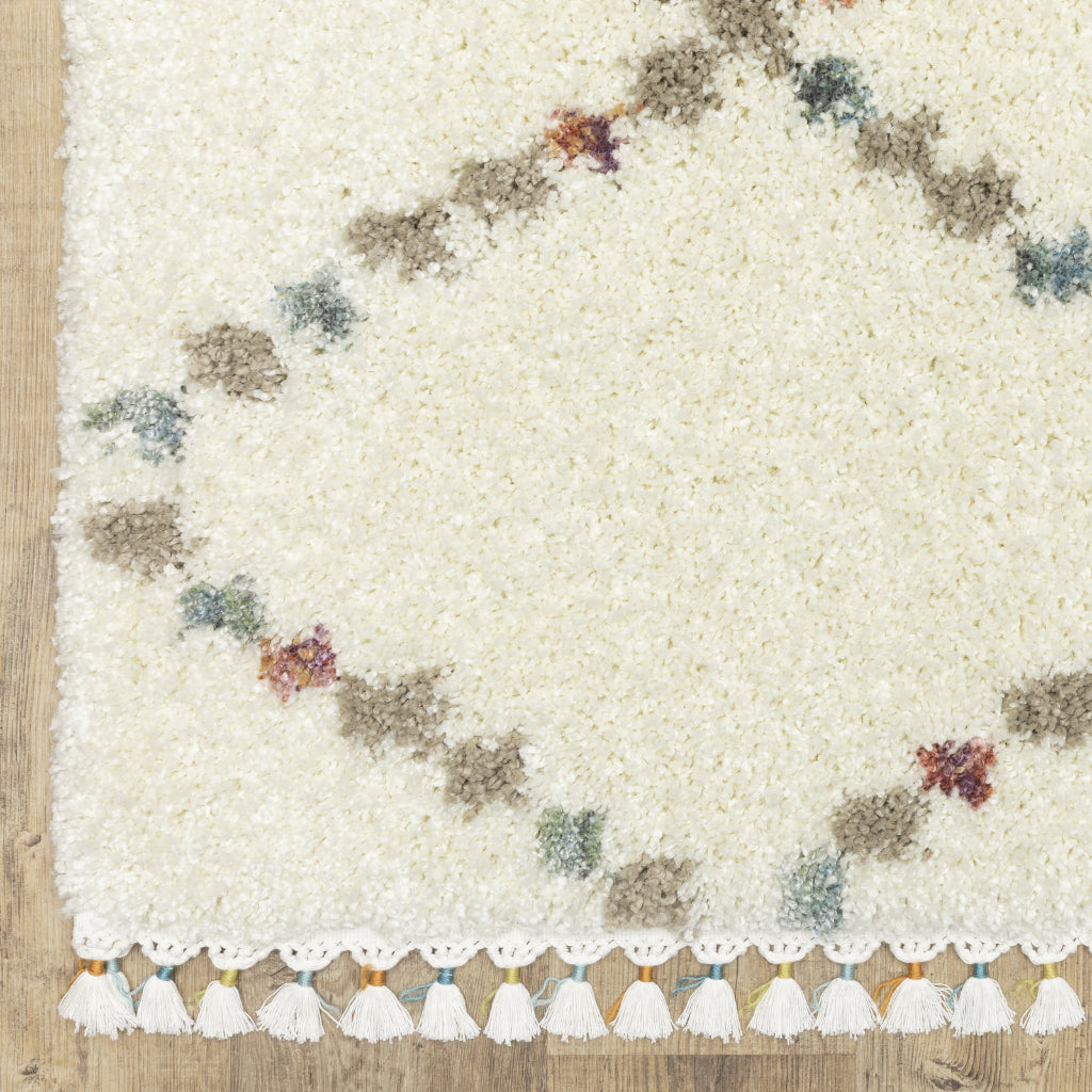 Oriental Weavers Axis AX08A Multicolor Rectangle Plush Indoor Area Rug - Trendy Stain Resistant Geometric Rug-