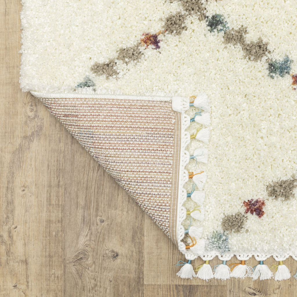 Oriental Weavers Axis AX08A Multicolor Rectangle Plush Indoor Runner - Trendy Stain Resistant Geometric Rug-