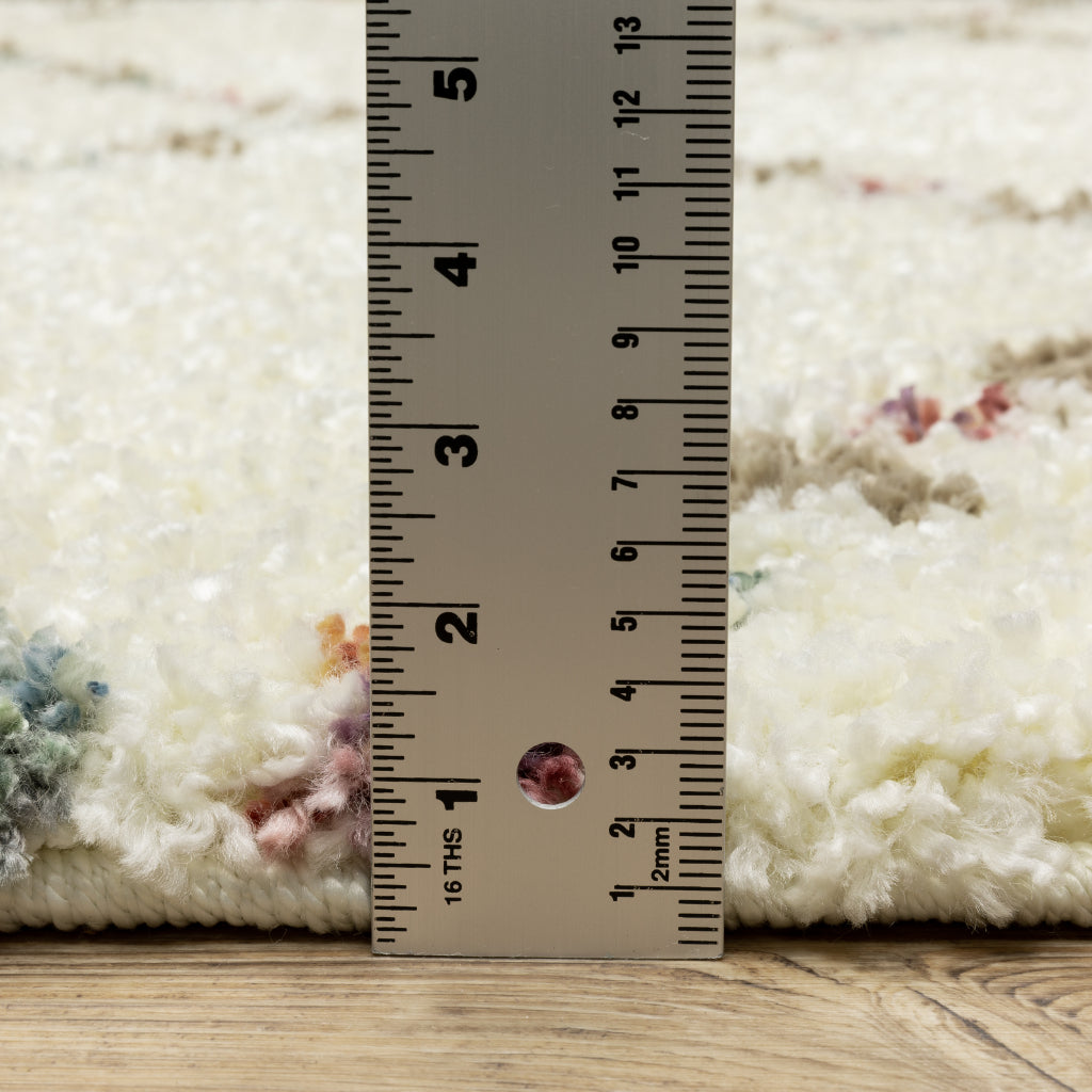 Oriental Weavers Axis AX08A Multicolor Rectangle Plush Indoor Runner - Trendy Stain Resistant Geometric Rug-