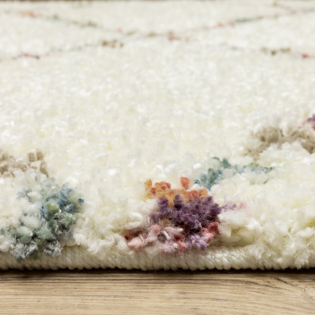 Oriental Weavers Axis AX08A Multicolor Rectangle Plush Indoor Area Rug - Trendy Stain Resistant Geometric Rug-