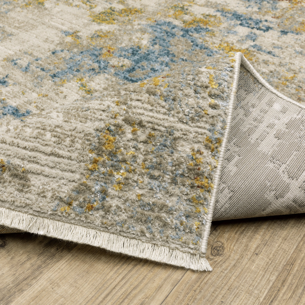 Oriental Weavers Bauer 1340W Multicolor Rectangle Indoor Area Rug - Stain Resistant Modern Rug with Abstract Design-