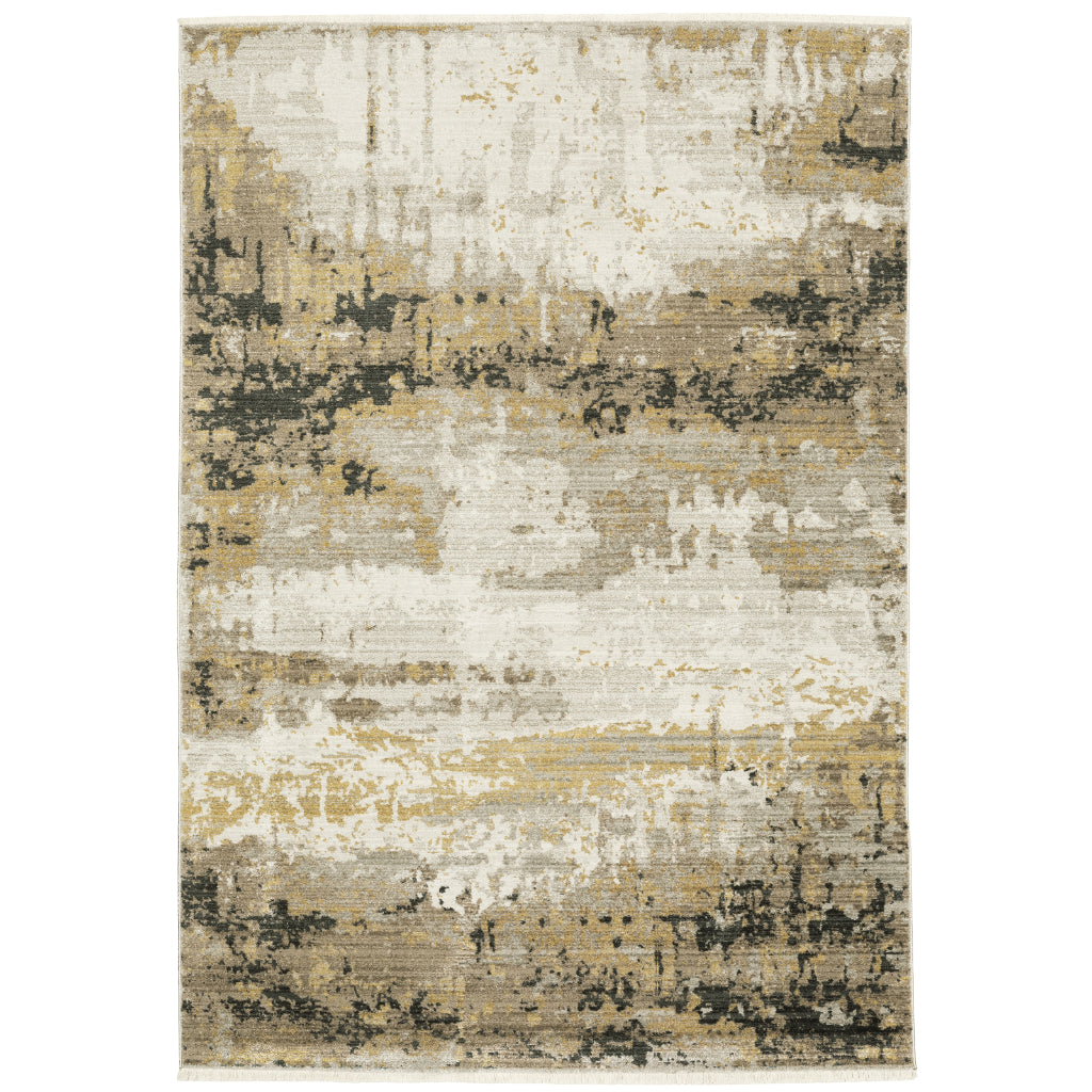 Oriental Weavers Bauer 2061X Multicolor Rectangle Indoor Area Rug - Stain Resistant Modern Rug with Abstract Design-