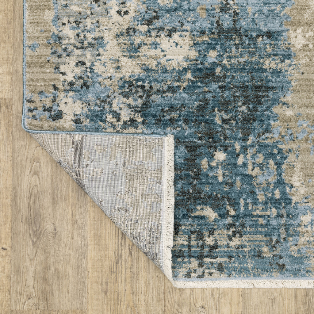 Oriental Weavers Bauer 041L2 Multicolor Rectangle Indoor Runner - Stain Resistant Modern Rug with Abstract Design