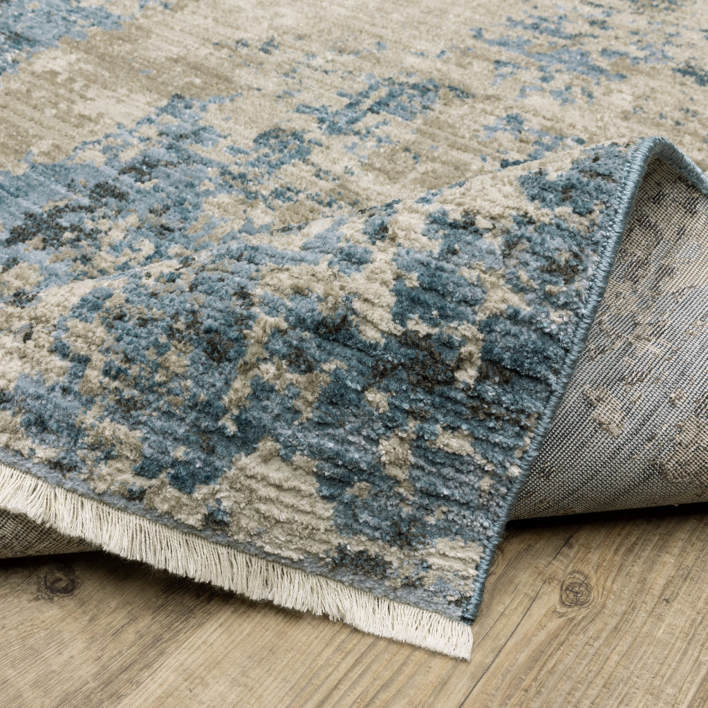 Oriental Weavers Bauer 041L2 Multicolor Rectangle Indoor Area Rug - Stain Resistant Modern Rug with Abstract Design-