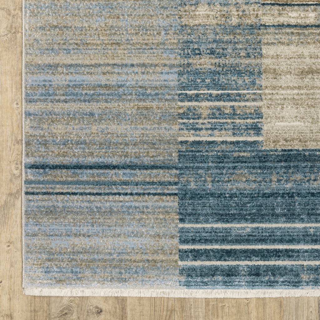 Oriental Weavers Bauer 090B2 Multicolor Rectangle Indoor Runner - Stain Resistant Modern Rug with Geometric Design