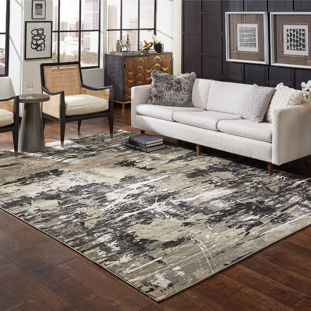 Oriental Weavers Bowen 109E2 Multicolor Rectangle Indoor Area Rug - Stain Resistant Machine Woven Rug-