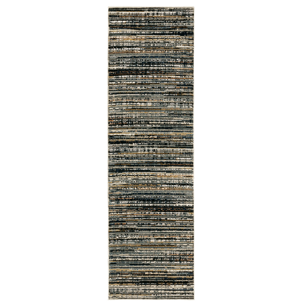 Oriental Weavers Bowen 1332H Multicolor Rectangle Indoor Runner - Stain Resistant Machine Woven Rug-
