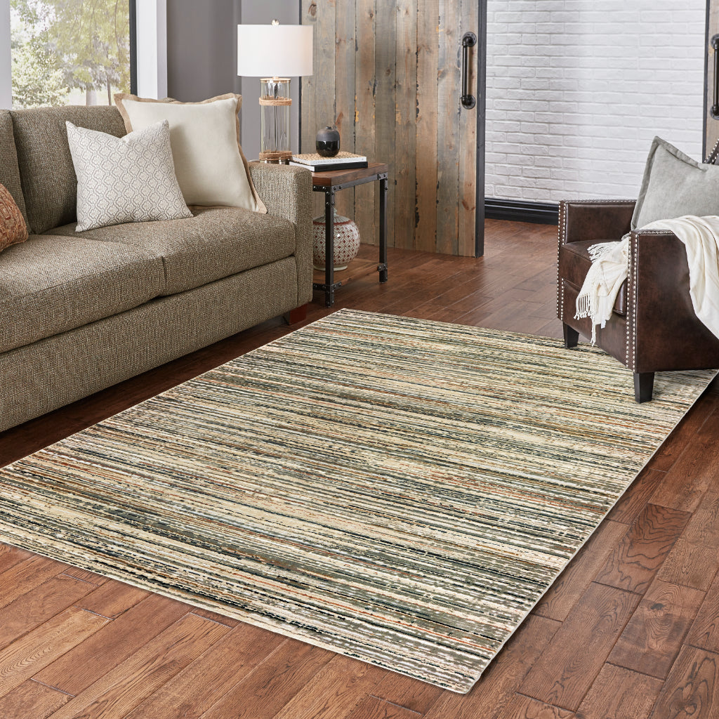 Oriental Weavers Bowen 1332J Multicolor Rectangle Indoor Area Rug - Stain Resistant Machine Woven Rug