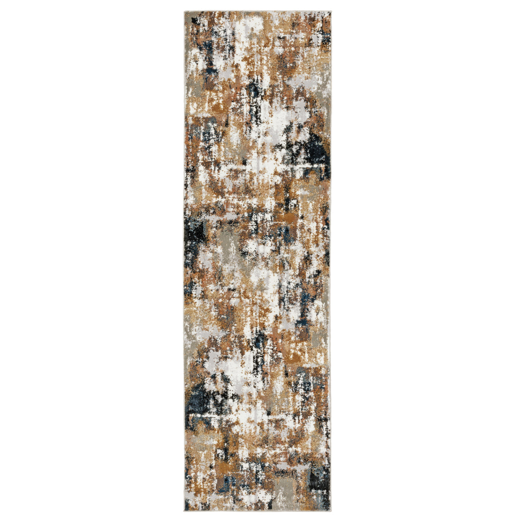 Oriental Weavers Bowen 4928X Multicolor Rectangle Indoor Runner - Stain Resistant Machine Woven Rug-