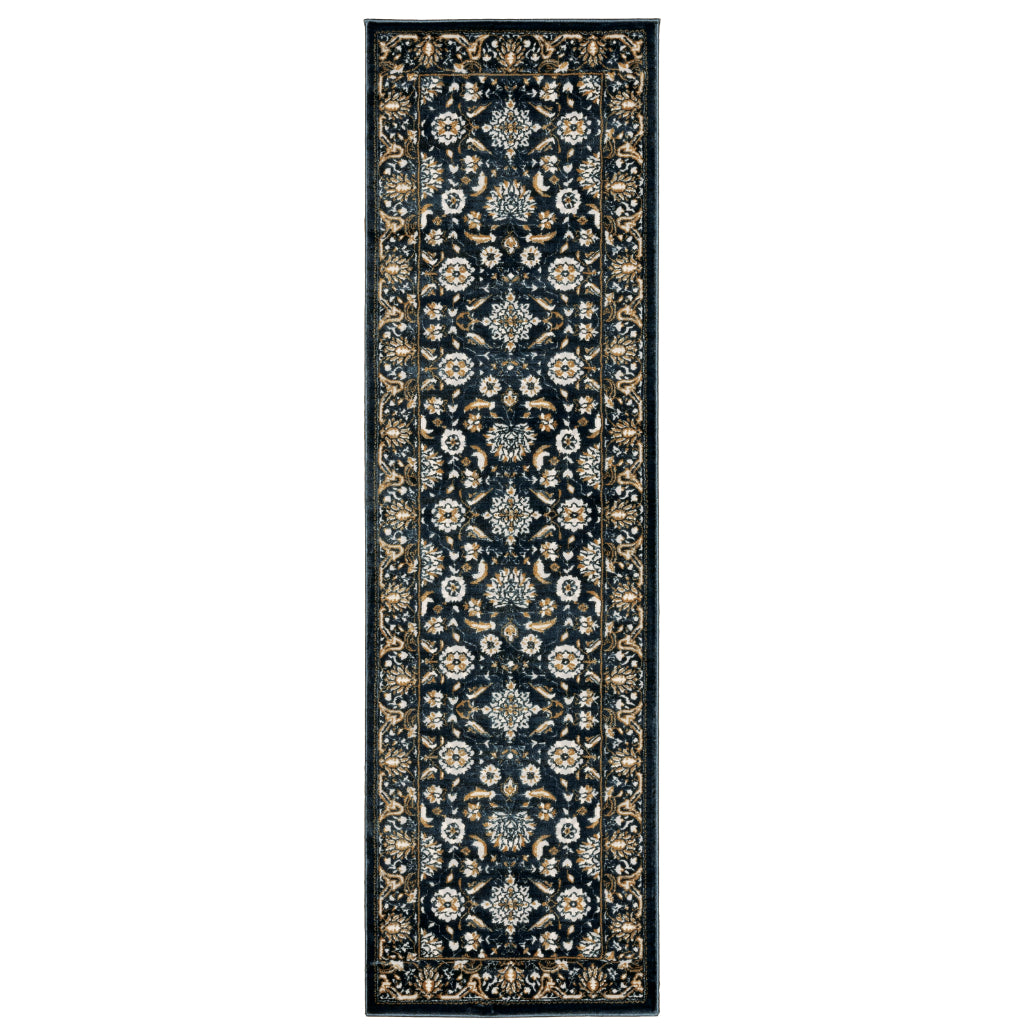 Oriental Weavers Bowen 534L2 Multicolor Rectangle Indoor Runner - Stain Resistant Machine Woven Rug