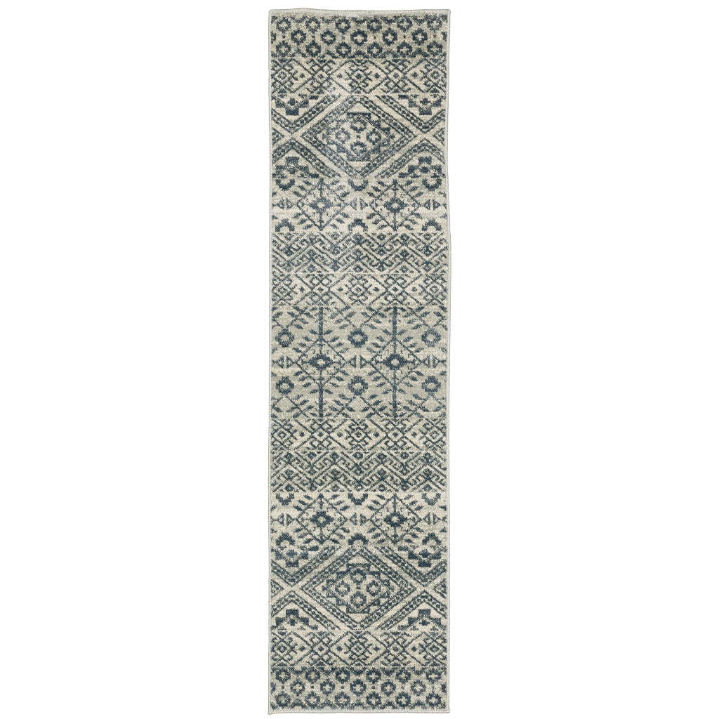 Oriental Weavers Branson BR02A Multicolor Rectangle Indoor Runner - Elegant Tribal Style Rug with Geometric Design-