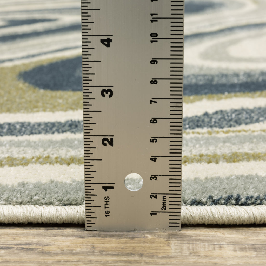 Oriental Weavers Branson BR07A Multicolor Rectangle Indoor Runner - Elegant Modern Rug with Abstract Design-