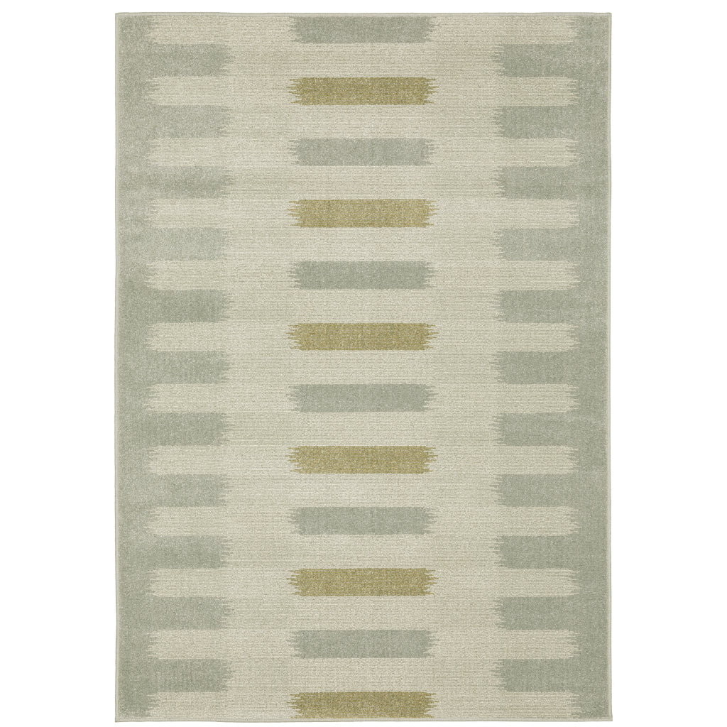 Oriental Weavers Branson BR09A Multicolor Rectangle Indoor Area Rug - Elegant Modern Rug with Stripe Design-
