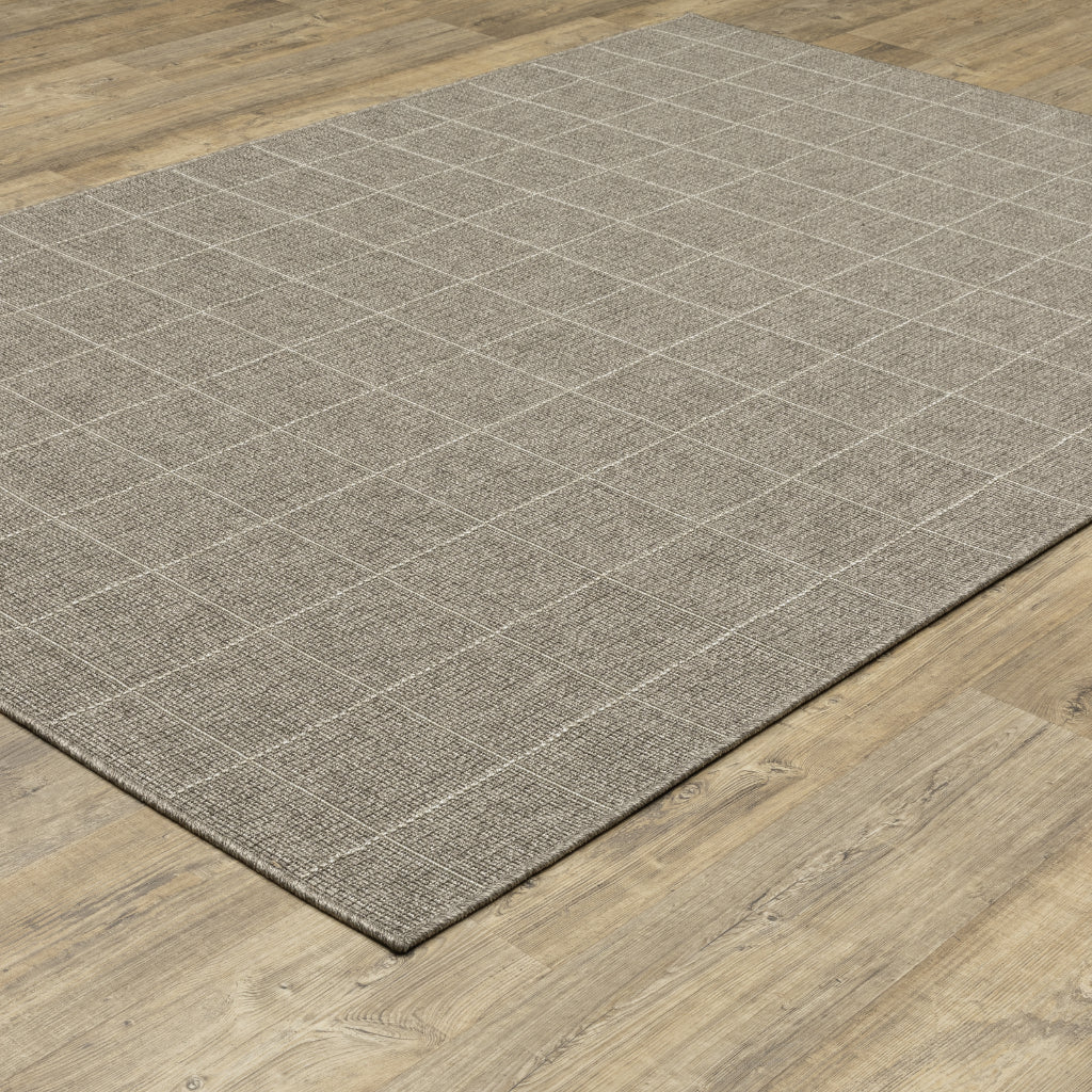 Oriental Weavers Caicos CA04B Gray Rectangle Indoor Area Rug - Easy Care &amp; Stain Resistant Casual Rug