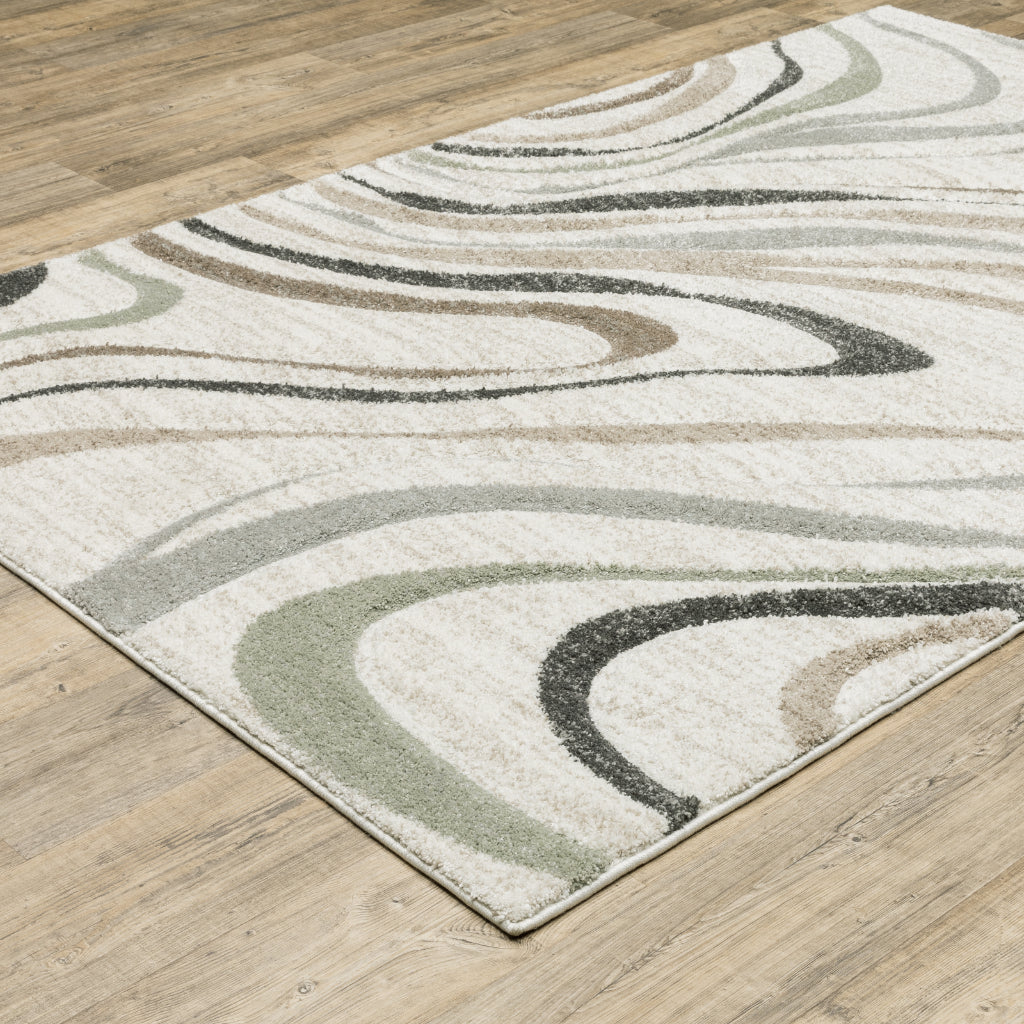 Oriental Weavers Cambria 162W2 Multicolor Rectangle Indoor Area Rug - Contemporary Stain Resistant Machine Made Rug-