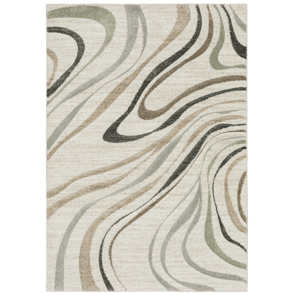 Oriental Weavers Cambria 162W2 Multicolor Rectangle Indoor Area Rug - Contemporary Stain Resistant Machine Made Rug-
