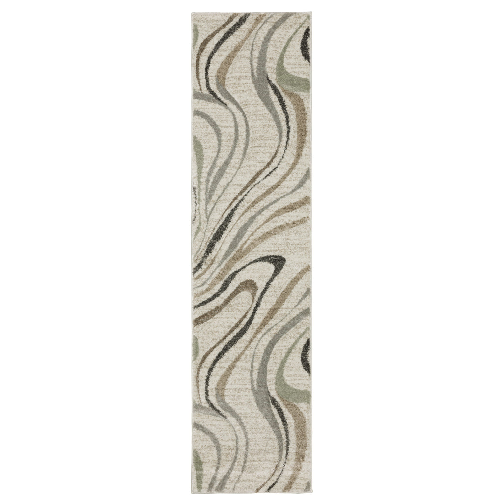 Oriental Weavers Cambria 162W2 Multicolor Rectangle Indoor Runner - Contemporary Stain Resistant Machine Made Rug-