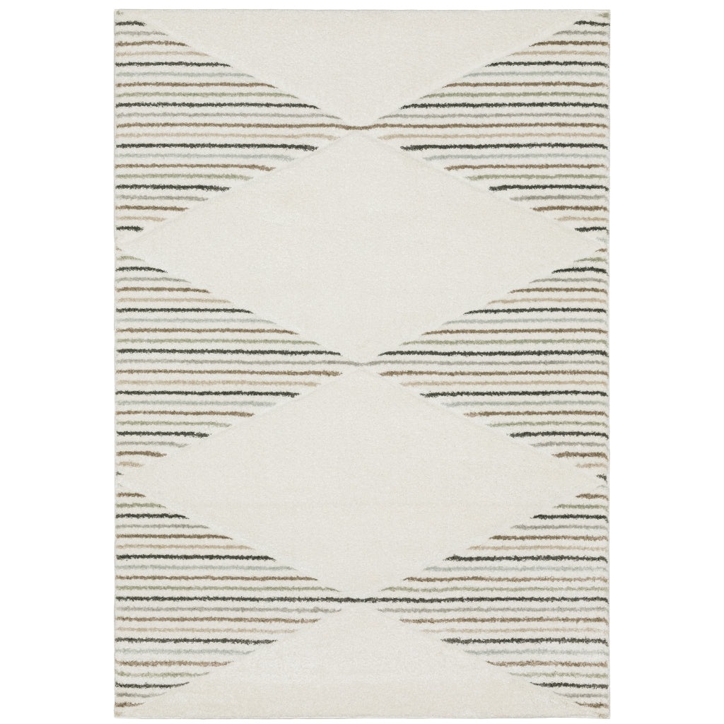 Oriental Weavers Cambria 4927C Multicolor Rectangle Indoor Area Rug - Contemporary Stain Resistant Machine Made Rug-